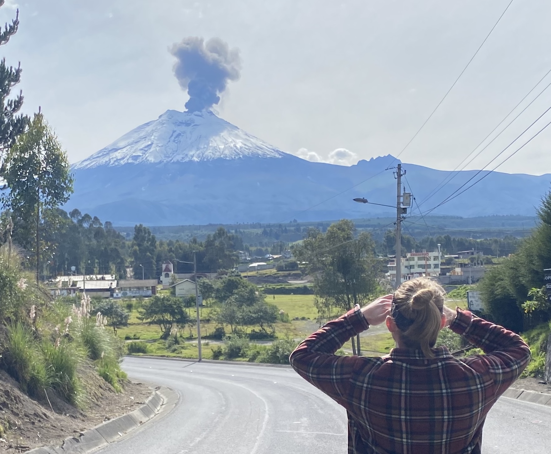 Cotopaxi volcano in Ecuador